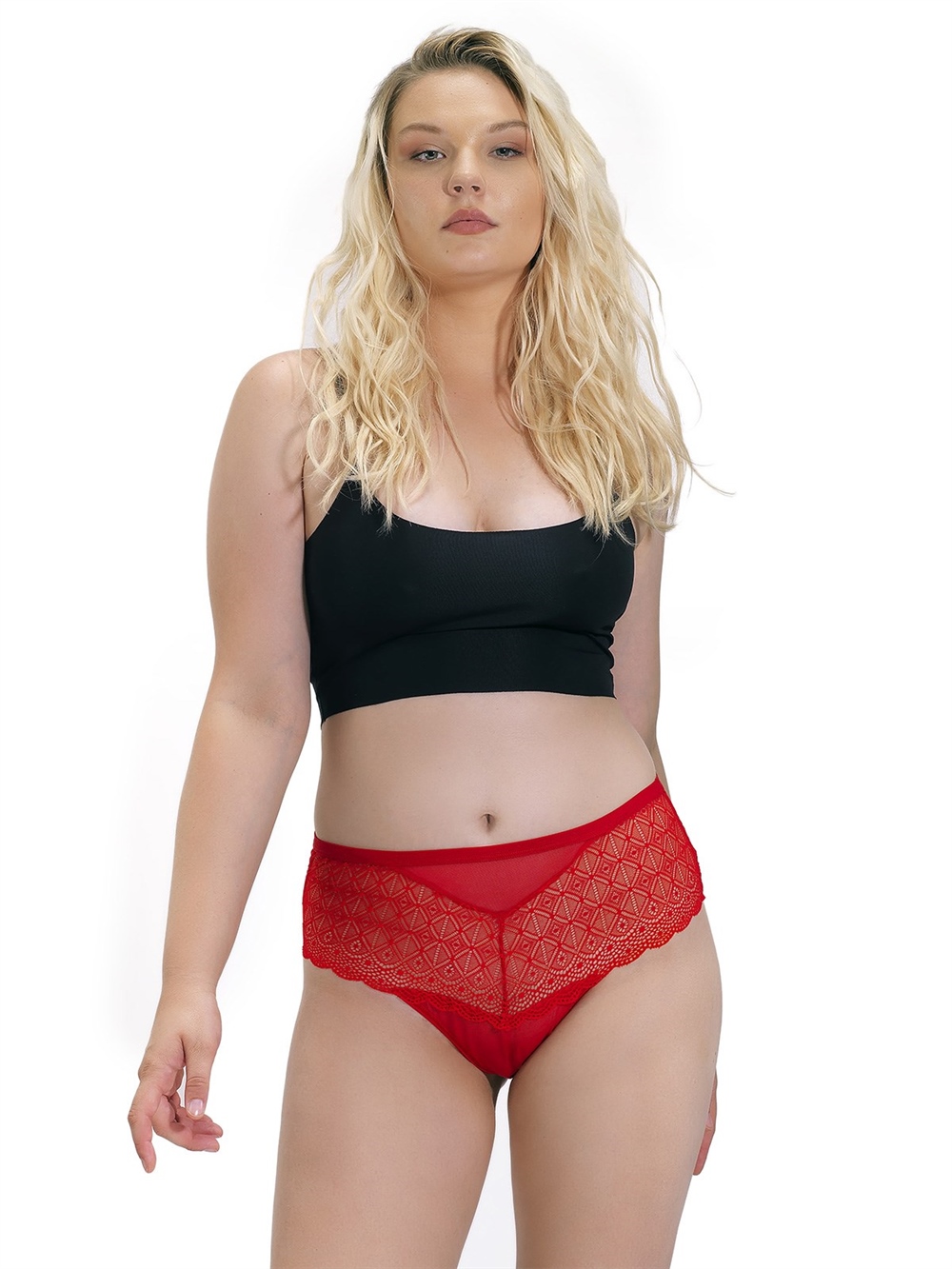big-size-high-waisted-bikini-women-panty-with-lace-detail-ch4491-red-1