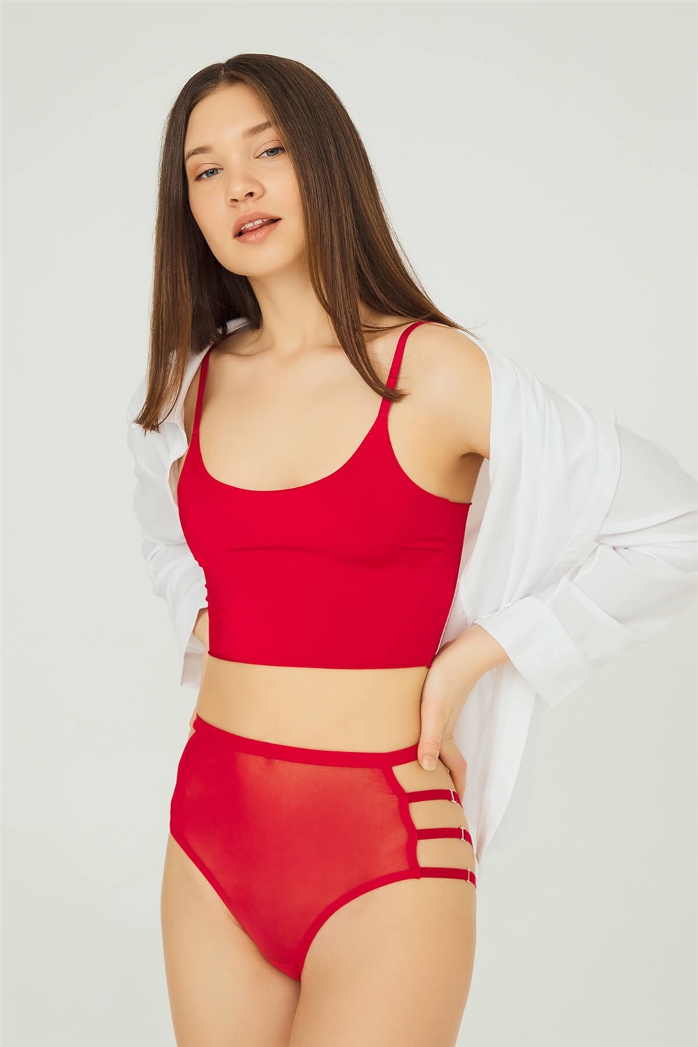 high-waisted-transparent-bikini-women-panty-with-4-stripes-ch6021-red-1
